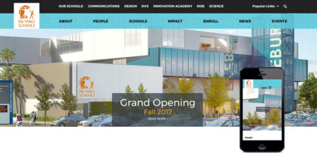 Da Vinci Launches New Website - Da Vinci Schools