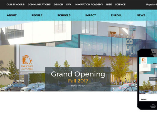 Da Vinci Launches New Website
