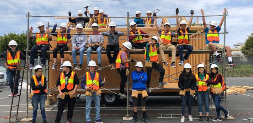 Tiny House Project Brings Together Da Vinci Students, Staff, Mentors, Industry & Higher Ed Partners