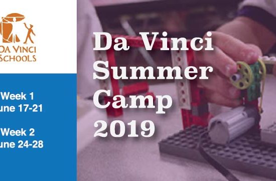 Explore, Design, Tinker, Create at Da Vinci Summer Camp 2019