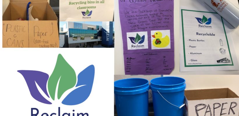 Project Reclaim: Da Vinci’s Waste Reduction Program