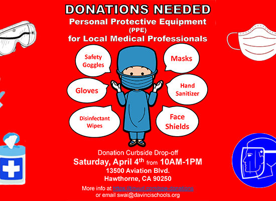 Accepting Medical Equipment Donations – April 4th