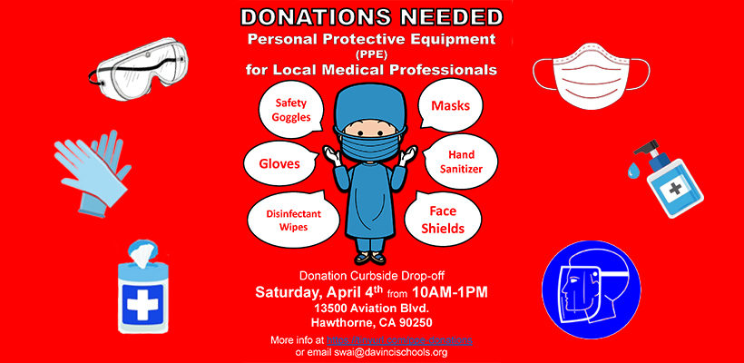 Accepting Medical Equipment Donations – April 4th