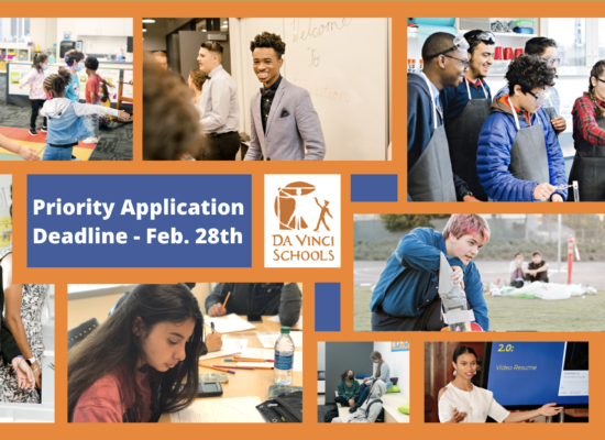 Priority Application Deadline for New TK-12th Grade Students is February 28th