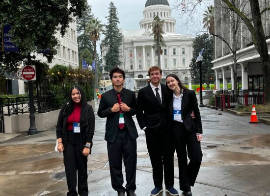 DVS Students Attend The Youth & Government’s Model Legislature and Court in Sacramento