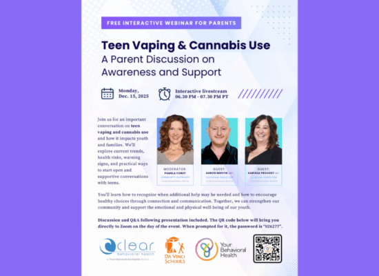Webinar Recap: Talking With Teens About Vaping & Cannabis Use