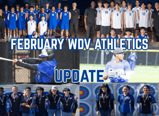 WDV Athletics Spring Season February Update