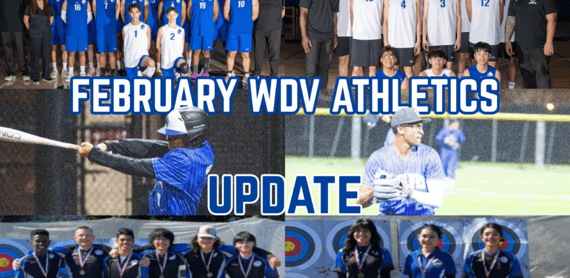 WDV Athletics Spring Season February Update