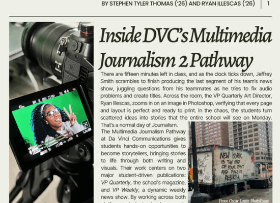 Inside Da Vinci Communications’ Multimedia Journalism Pathway