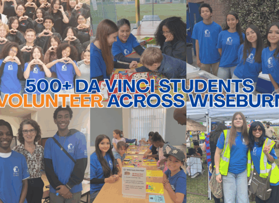 500+ Da Vinci High School Students Volunteer Across Wiseburn This School Year