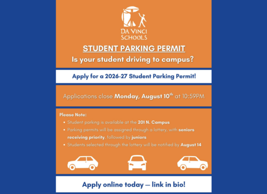Is Your Student Planning to Drive to Campus? Apply for a 2026-27 Student Parking Permit
